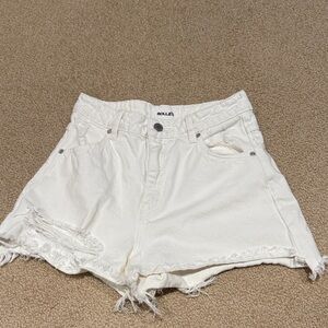 ROLLA'S Women's White Jean Shorts
